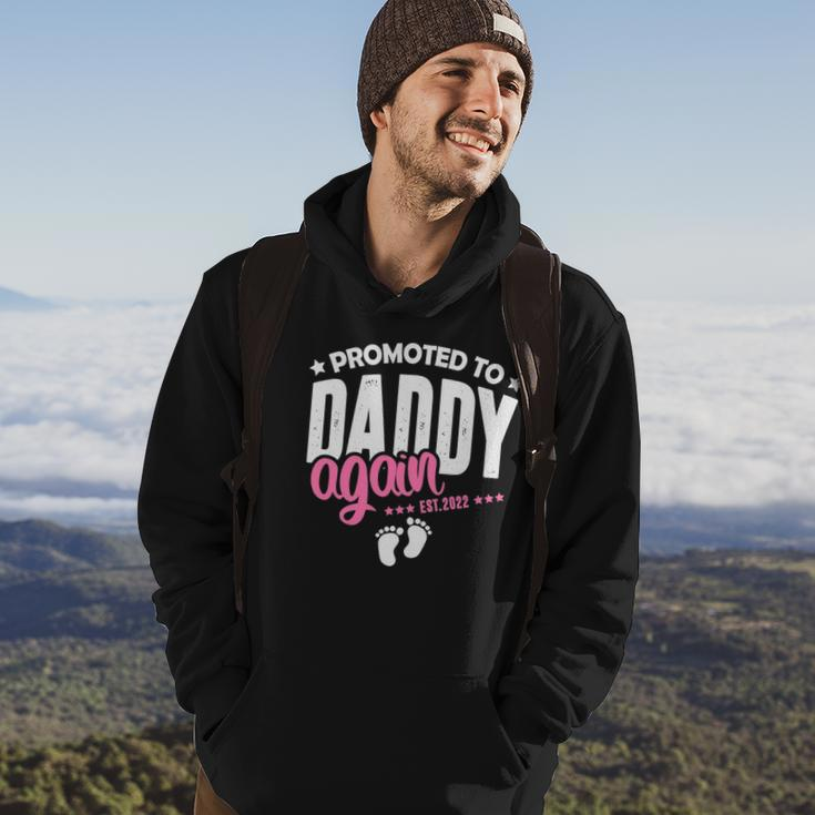Promoted Daddy Again 2022 Its A Girl Baby Announcement Hoodie Lifestyle