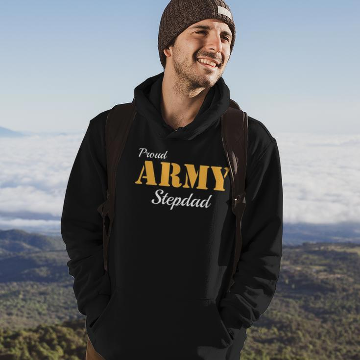 Proud Army Stepdad Fathers Day Hoodie Lifestyle