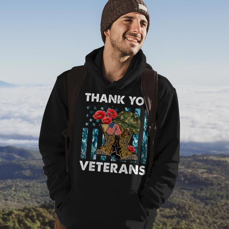 Thank You Veterans Combat Boots Poppy Veteran Day T-Shirt T-Shirt Hoodie Lifestyle
