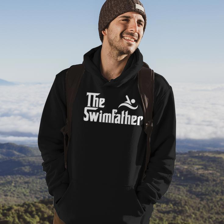 The Swim Father Funny Swimming Swimmer Gift Hoodie Lifestyle