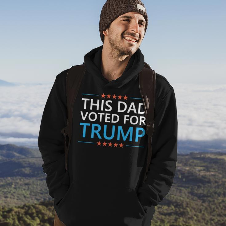 This Dad Voted For Trump Funny 4Th Of July Fathers Day Meme Hoodie Lifestyle