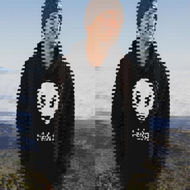 Ufo Alien Hello Science Fiction Lover Hoodie Lifestyle