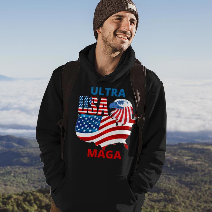 Ultra Maga Ultra Maga Funny Hoodie Lifestyle