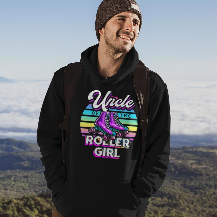 Uncle Of Roller Girl Roller Skating Birthday Matching Family Hoodie Lifestyle
