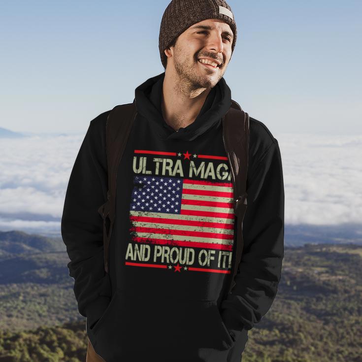 Vintage Ultra Maga And Proud Of It V2 Hoodie Lifestyle