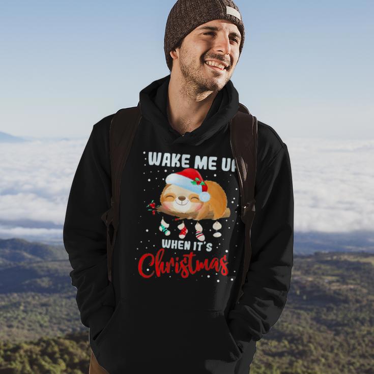 Wake Me Up When Its Christmas 819 Shirt Hoodie Lifestyle