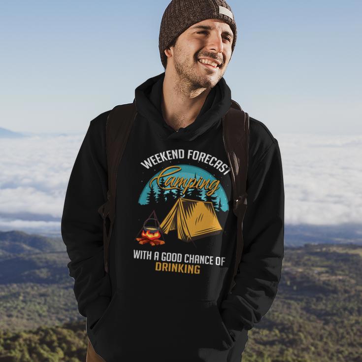 Weekend Forecast Camping With A Good 15 Shirt Hoodie Lifestyle