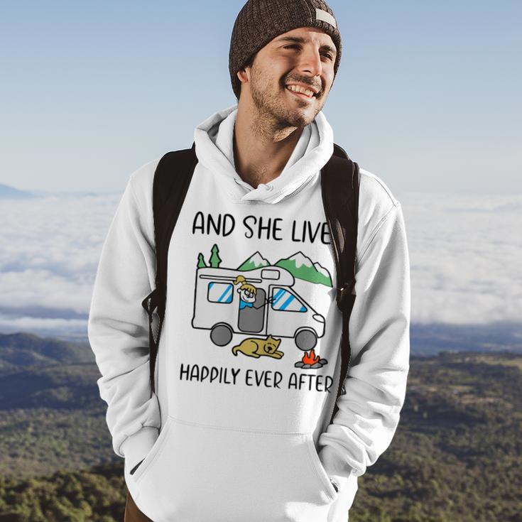 And She Lived Happily Ever After Hoodie Lifestyle