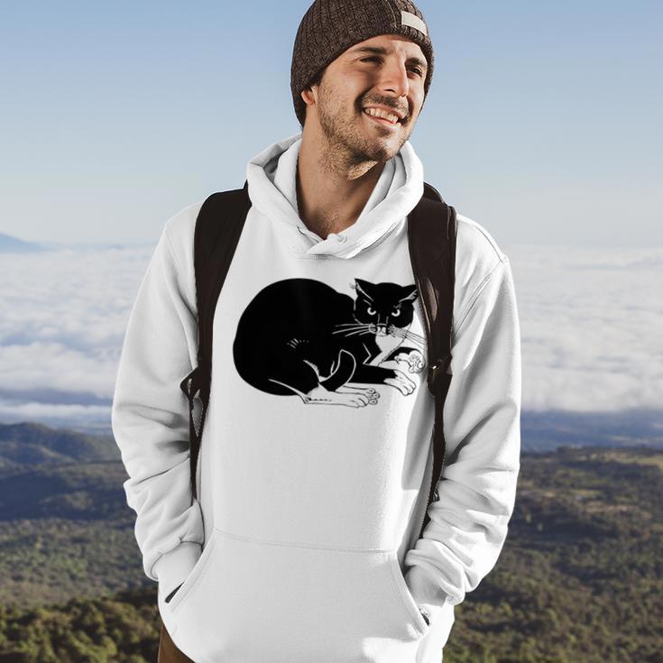 Cat Cut Cat Cat Lovers Black Cat Funny Cat Birthday Cat Gift Cat Danger Kitty V3 Hoodie Lifestyle