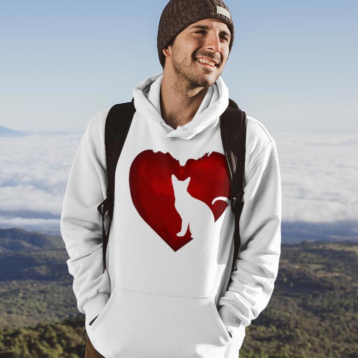 Cat Heart Shirt Cat Lovers Valentine Day Gifts For Couple Hoodie Lifestyle