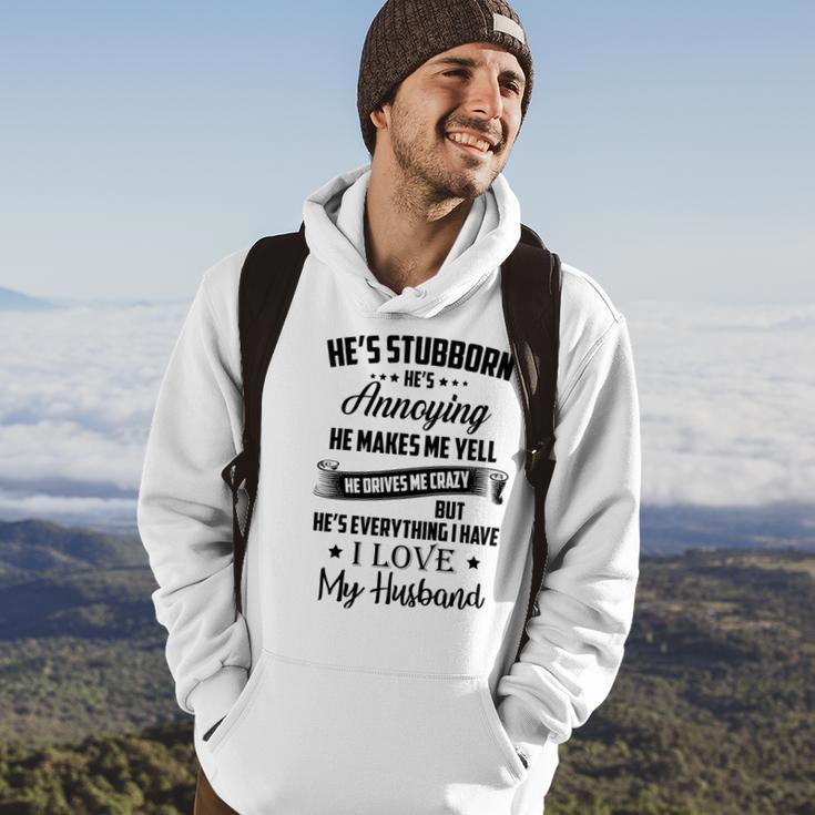 Family I Love My Husband Hoodie Lifestyle