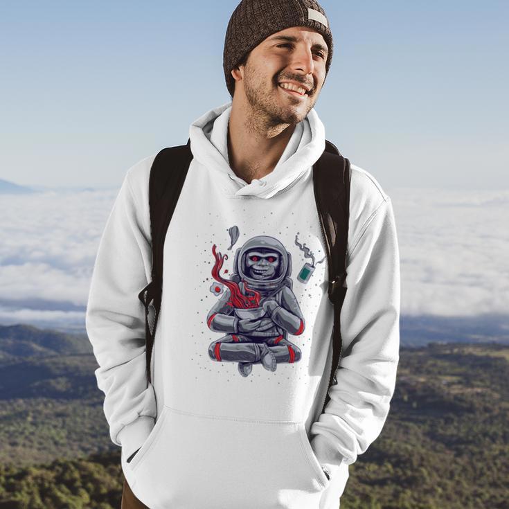 Funny Astronaut Monkey Ramen V2 Hoodie Lifestyle