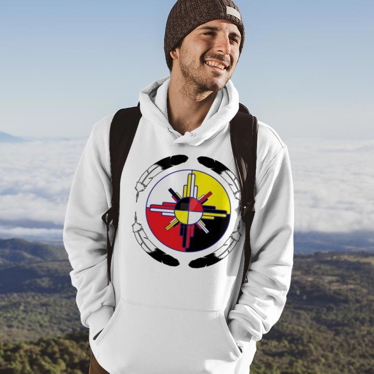 Huchnon Native American Tribe V4 Hoodie Lifestyle