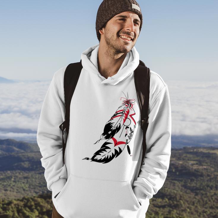 Huchnon Native American Tribe V6 Hoodie Lifestyle