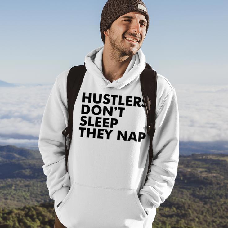 Hustlers Dont Sleep They Nap V2 Hoodie Lifestyle