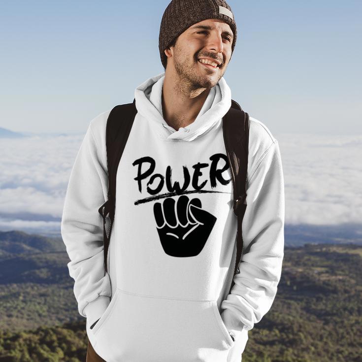 Juneteenth Black Power Hoodie Lifestyle