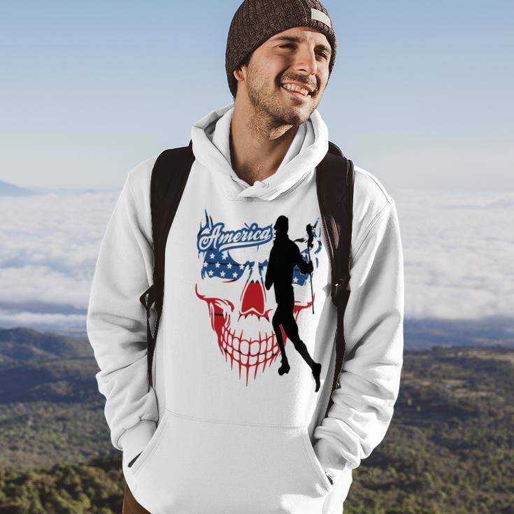 Lacrosse Usa Flag Hoodie Lifestyle