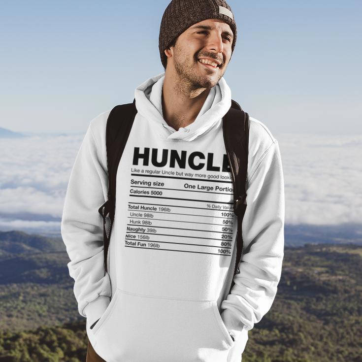 Premium Huncle Like A Regular Uncle But Way More Good Looking Nutrition Chart Hoodie Lifestyle