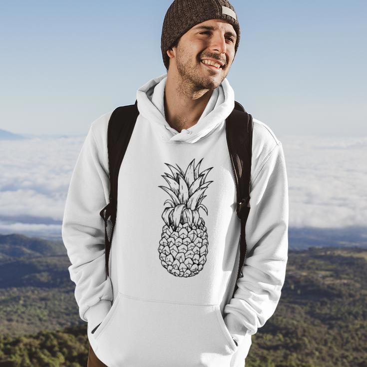 Retro Pineapple 80S Tropical Fruit Lover Gift Hoodie Lifestyle