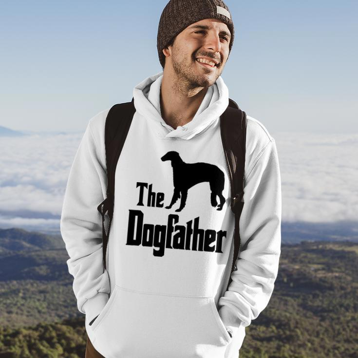 The Dogfather - Funny Dog Gift Funny Borzoi Hoodie Lifestyle