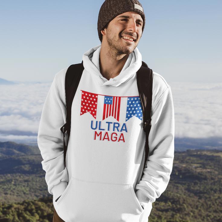 Ultra Maga And Proud Of It V13 Hoodie Lifestyle