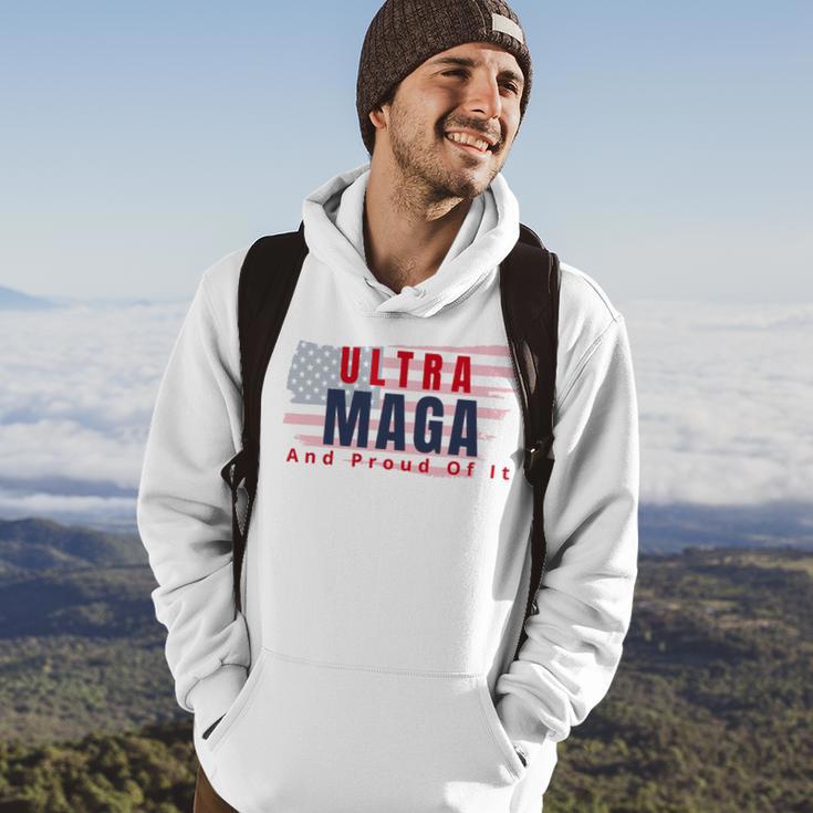 Ultra Maga And Proud Of It V17 Hoodie Lifestyle