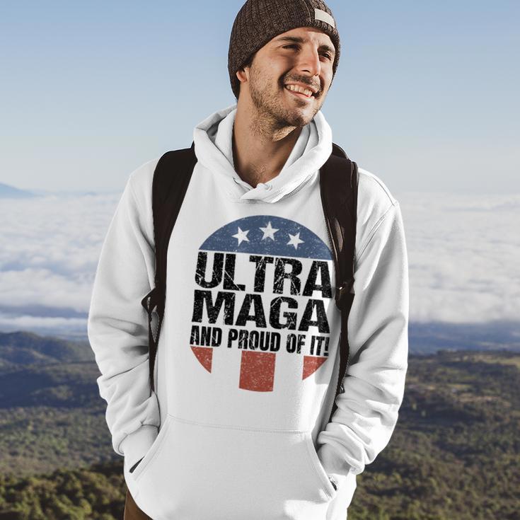 Ultra Maga And Proud Of It V19 Hoodie Lifestyle