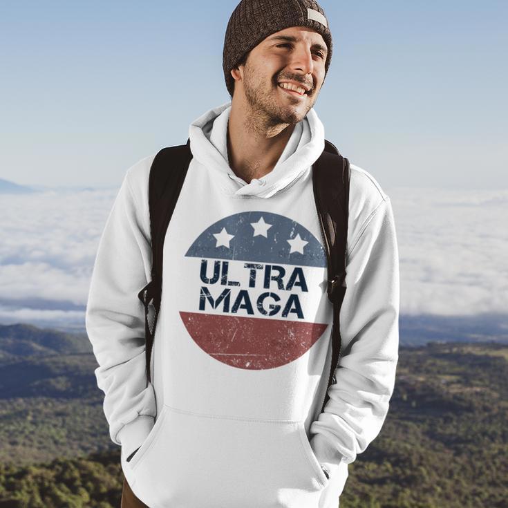 Ultra Maga And Proud Of It V4 Hoodie Lifestyle