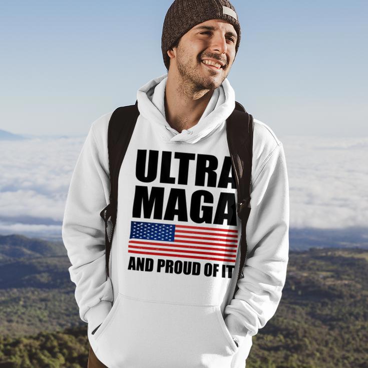 Ultra Maga And Proud Of It V9 Hoodie Lifestyle