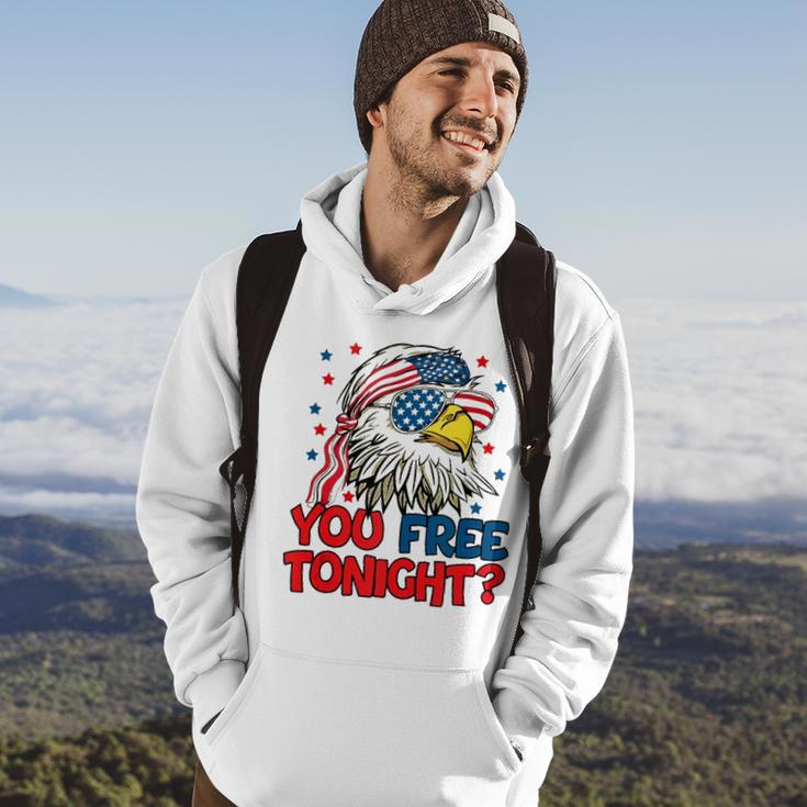 You Free Tonight Bald Eagle Mullet American Flag 4Th Of July V2 Hoodie Lifestyle