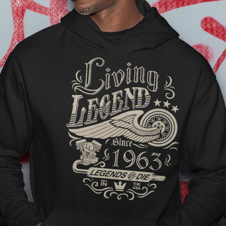 1963 Birthday Living Legend Since 1963 Hoodie Funny Gifts