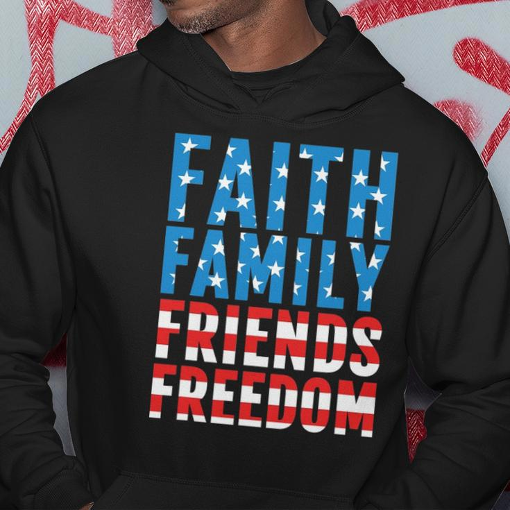 4Th Of July S For Men Faith Family Friends Freedom Hoodie Unique Gifts