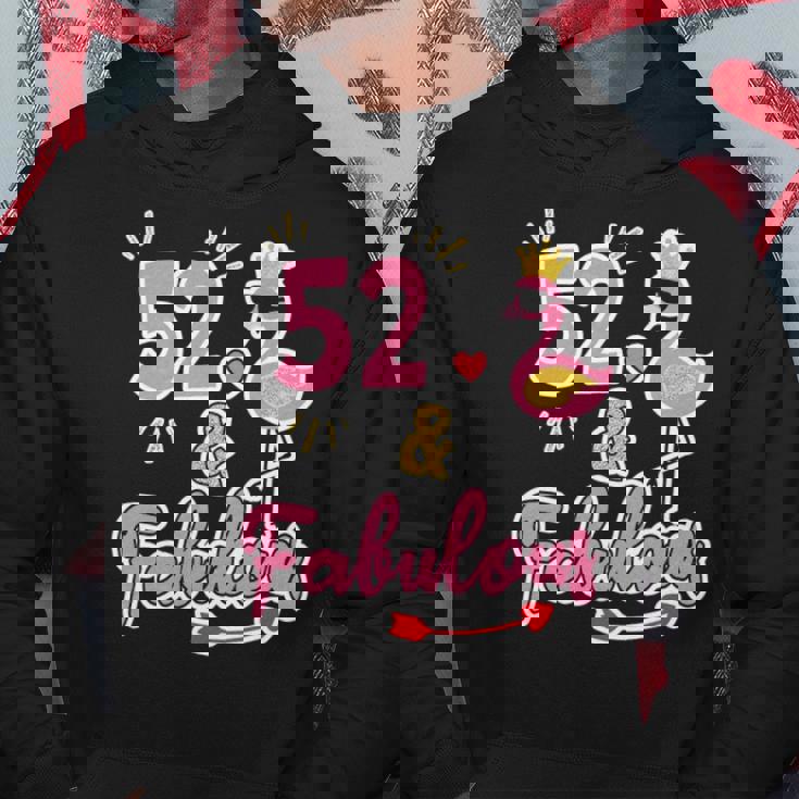 52 And Fabulous - 52 Years Old Gift - 52Nd Birthday Hoodie Unique Gifts