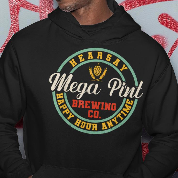 A Mega Pint Brewing Co Hearsay Happy Hour Anytime Hoodie Unique Gifts