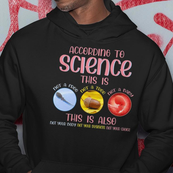According To Science This Is Pro Choice Reproductive Rights Hoodie Unique Gifts