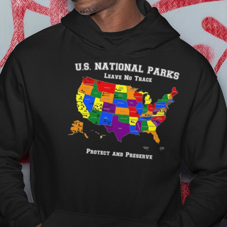 All 63 Us National Parks Design For Campers Hikers Walkers Hoodie Unique Gifts
