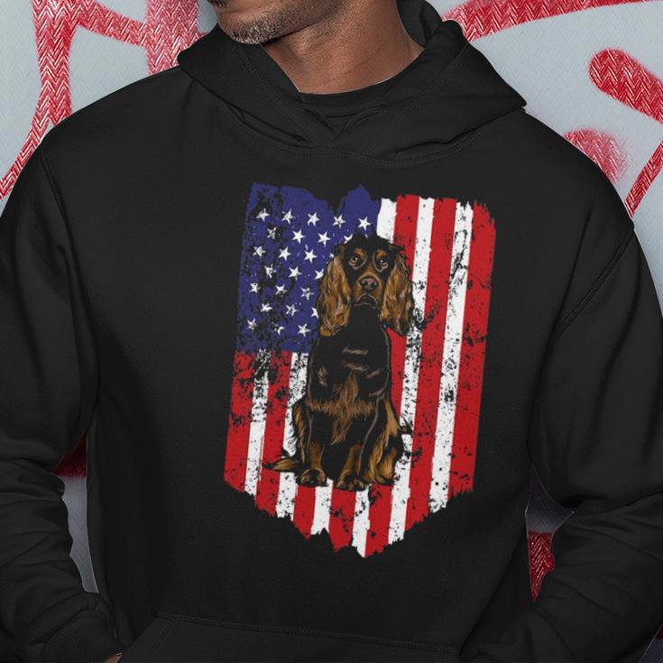 American Flag Boykin Spaniel 4Th Of July Usa Hoodie Unique Gifts