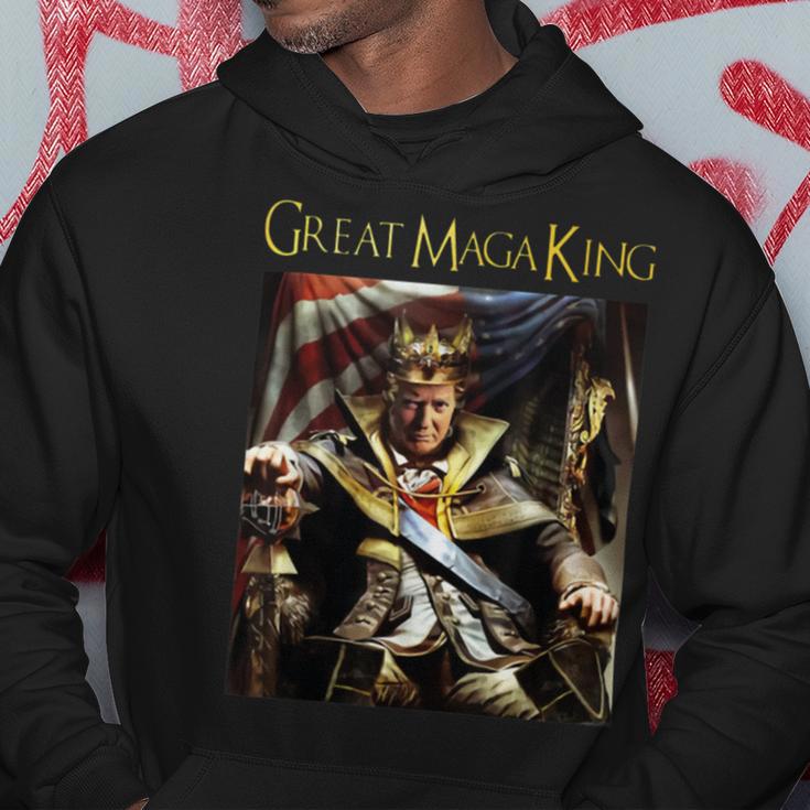 Anti Joe Biden Ultra Maga The Return Of The Great Maga King Hoodie Funny Gifts