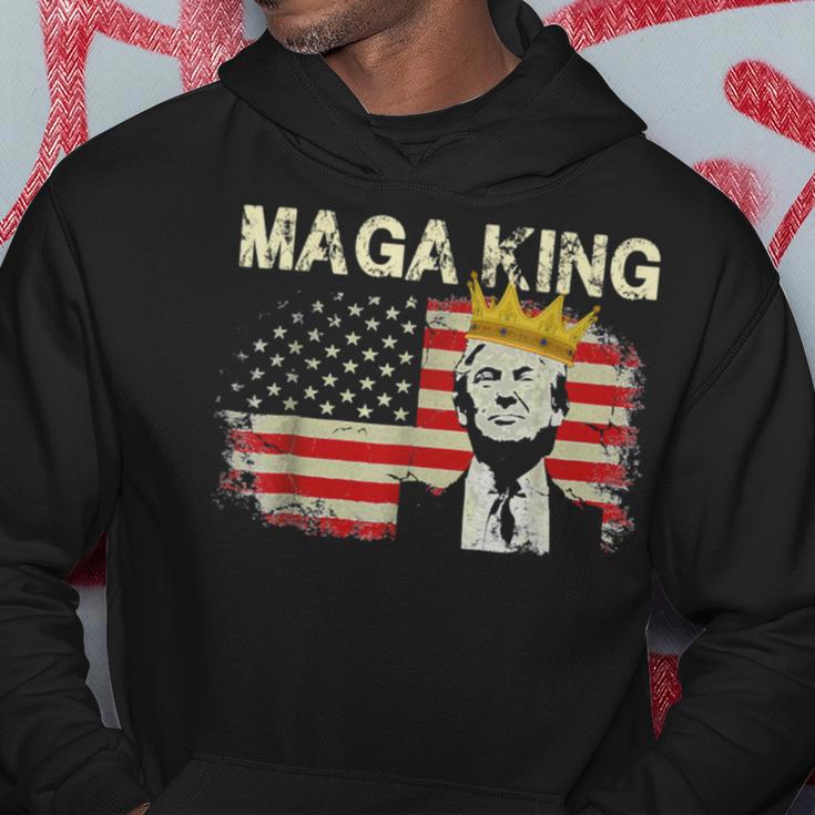 Anti Joe Biden Ultra Maga The Return Of The Great Maga King V2 Hoodie Funny Gifts