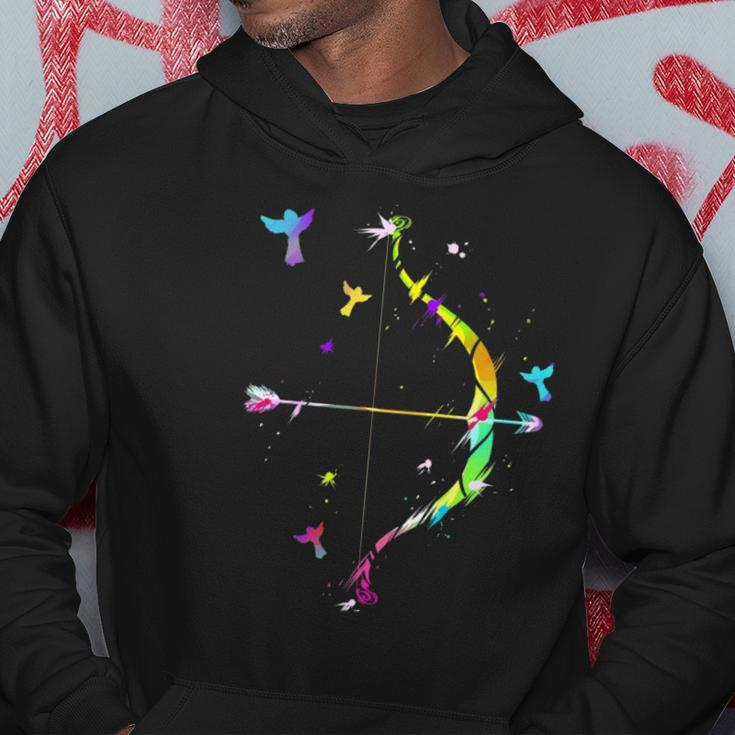 Archery Birds Archer Bow Hunting Arrow Gift Hoodie Unique Gifts