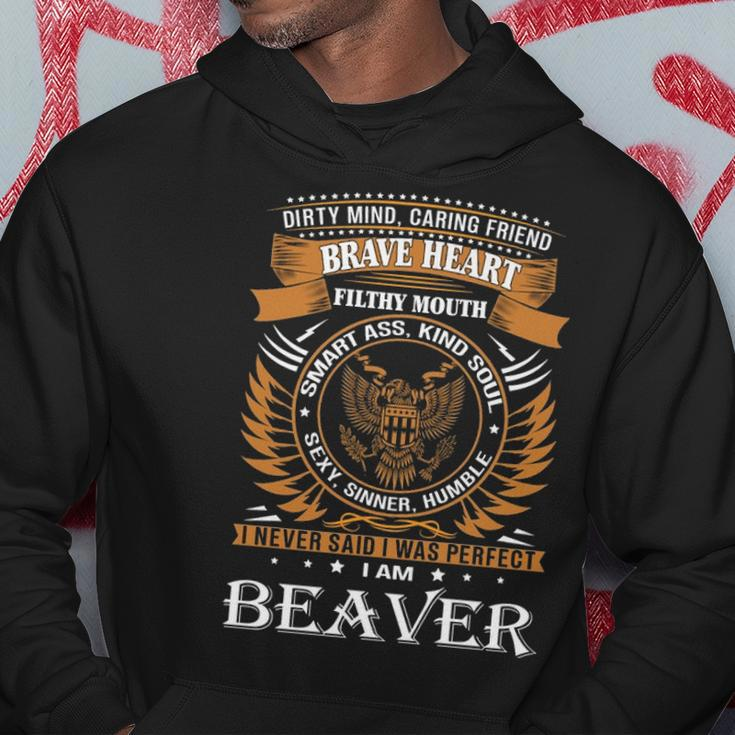 Beaver Name Gift Beaver Brave Heart Hoodie Funny Gifts