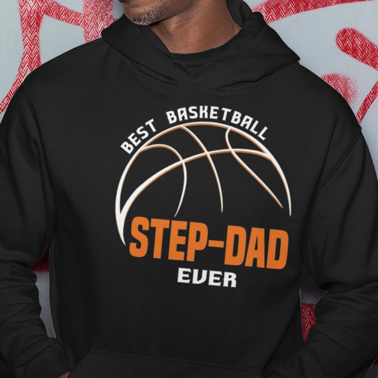 Best Basketball Step Dad Ever Fathers Day Hoodie Unique Gifts