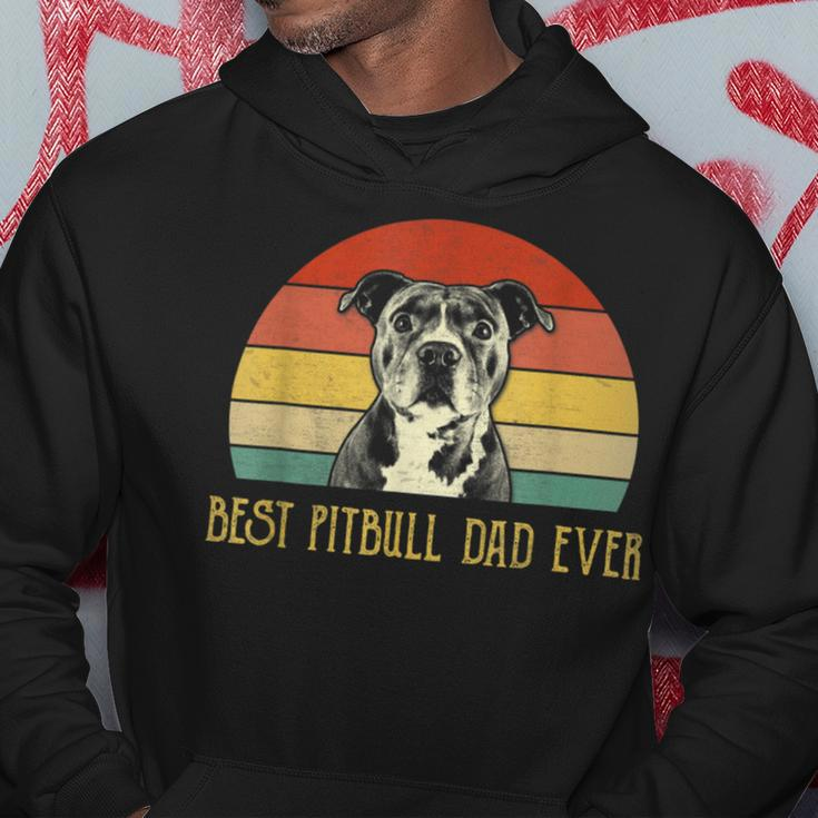 Best Pitbull Dad Ever Pitbull Dog Lovers Fathers Day Hoodie Unique Gifts