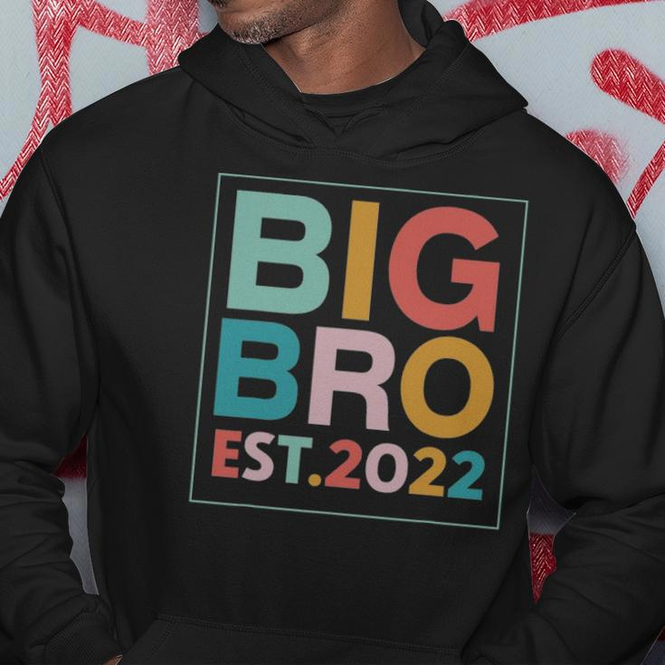 Big Bro Est 2022 Promoted To Brother 2022 Fathers Day Hoodie Unique Gifts