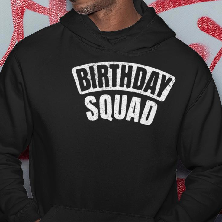 Birthday Squad Funny Bday Official Party Crew Group Hoodie Unique Gifts