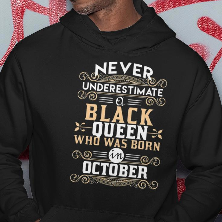 Black Queens Are Born In October Birthday Ts Hoodie Unique Gifts