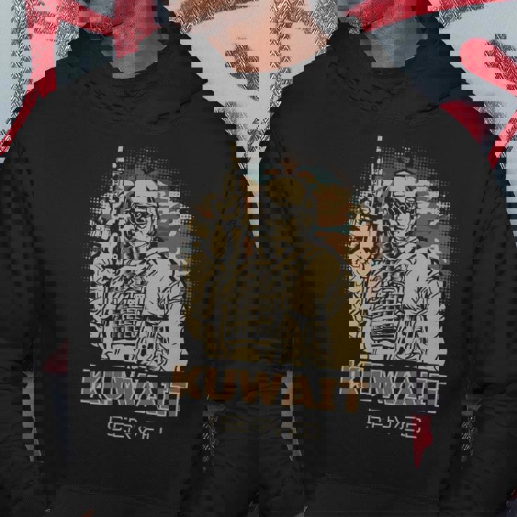 Camo Dd214 Alumni Usa American Military Dad I Served Kuwait Hoodie Personalized Gifts