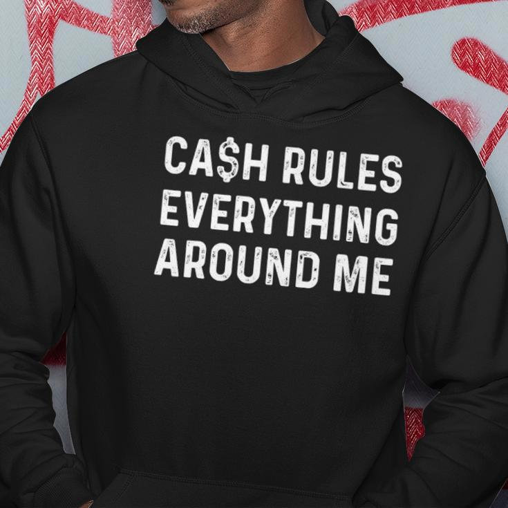 Cash Rules Everything Around Me Rap Music Fan Hoodie Unique Gifts