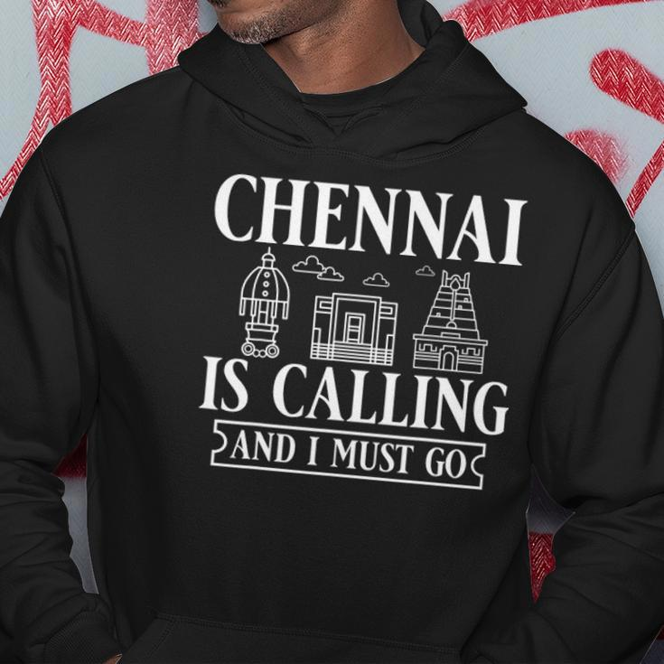 Chennai India City Skyline Map Travel Hoodie Unique Gifts
