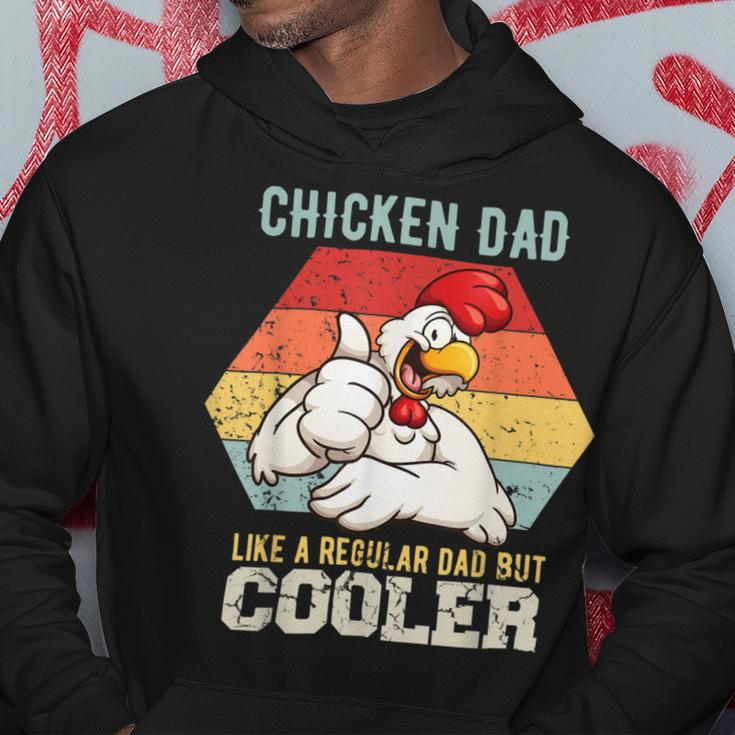 Chicken Chicken Chicken Dad Like A Regular Dad Farmer Poultry Father Day Hoodie Unique Gifts